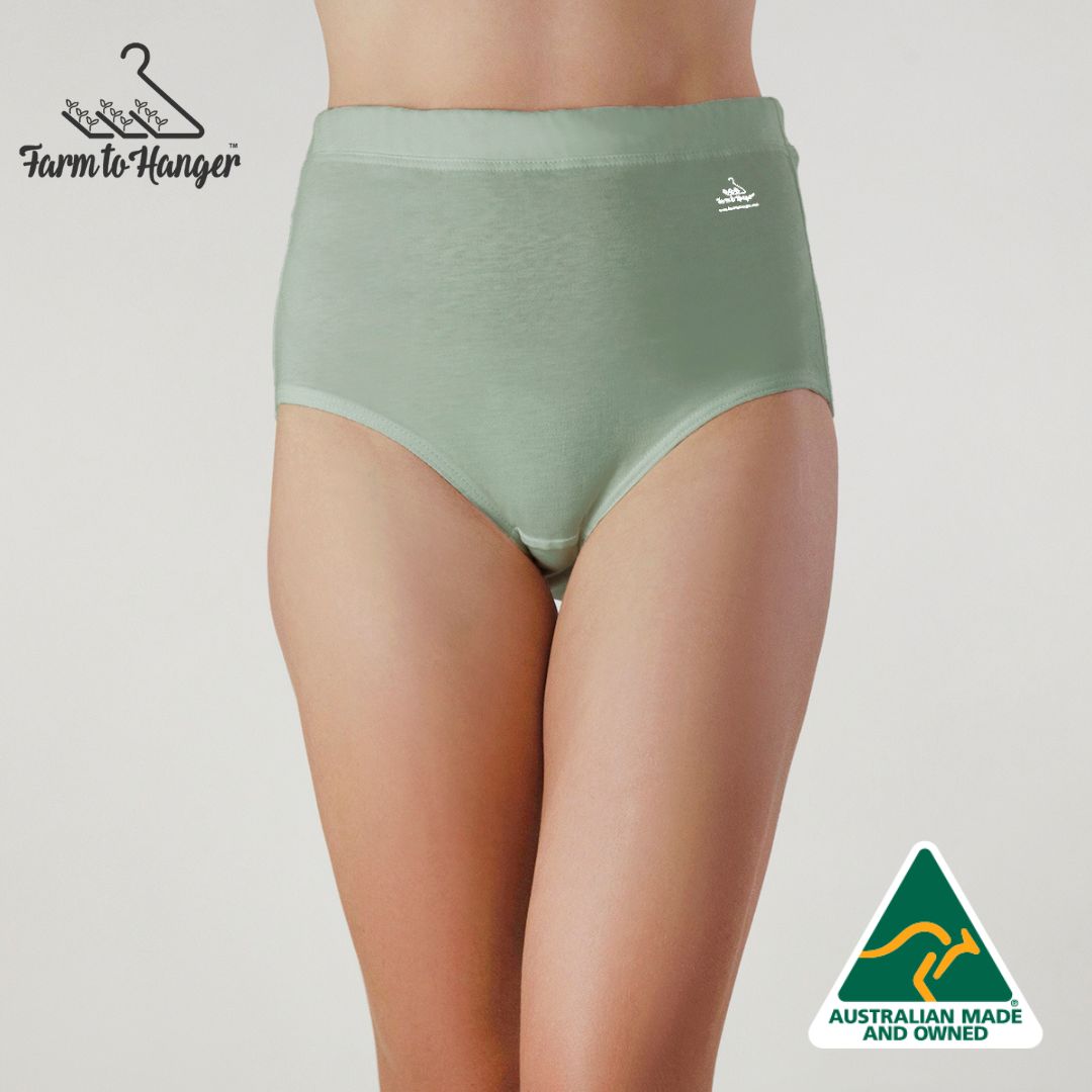 High Waist Comfy Bum Knickers - Mint