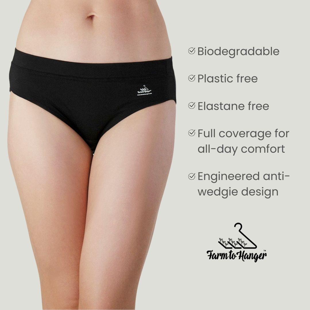 Comfy Bum Knickers - Black