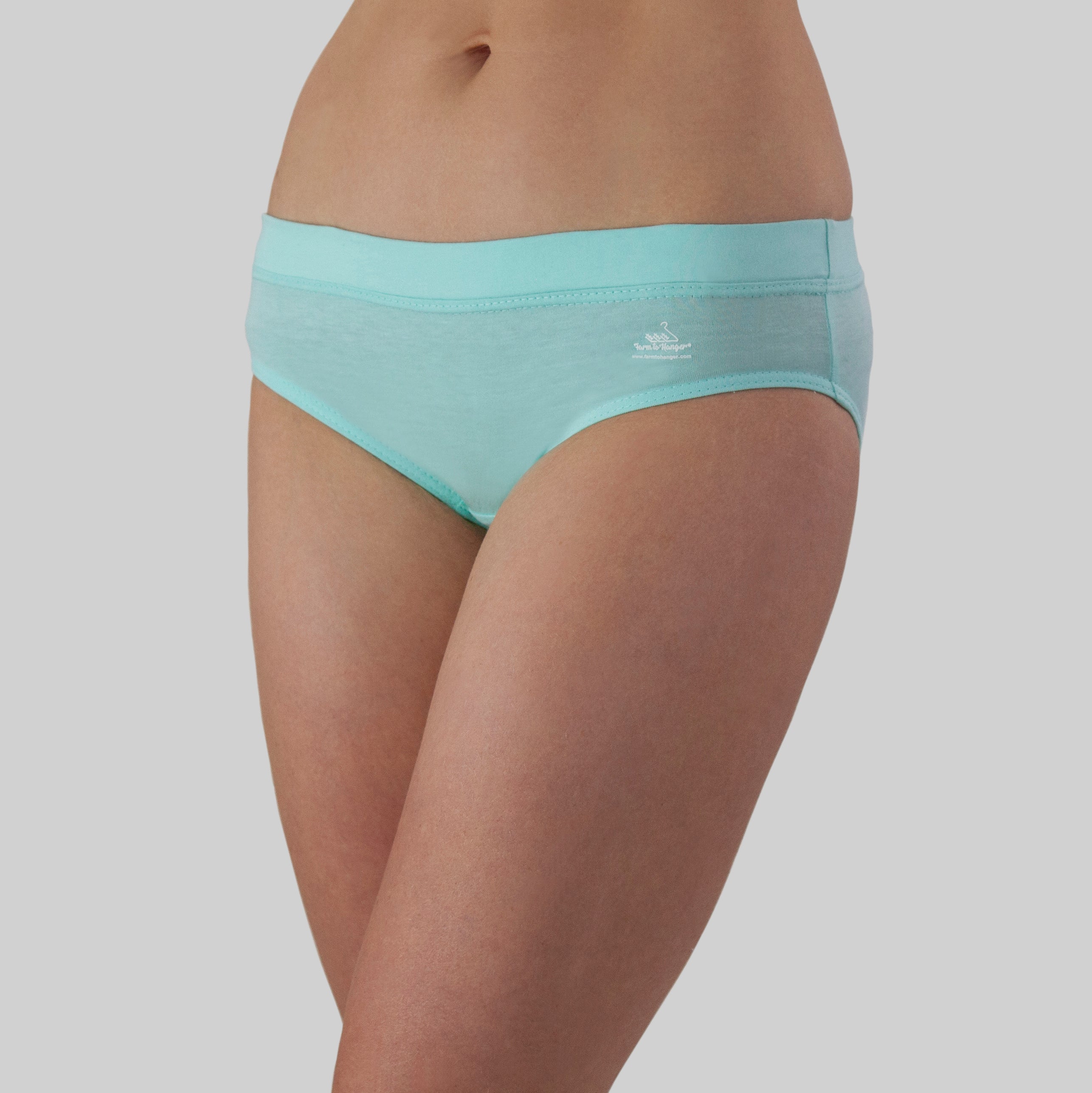 Comfy Bum Knickers - Powder Aqua