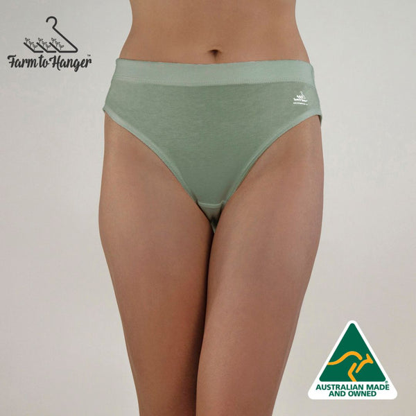 PRE-ORDER - 30TH MAY High Cut Comfy Bum Knickers - Mint