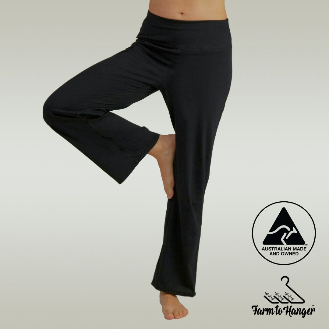Eco Active Yoga Pants - New Superfine Black