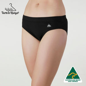 Farm To Hanger - Comfy Bum Knickers - Black