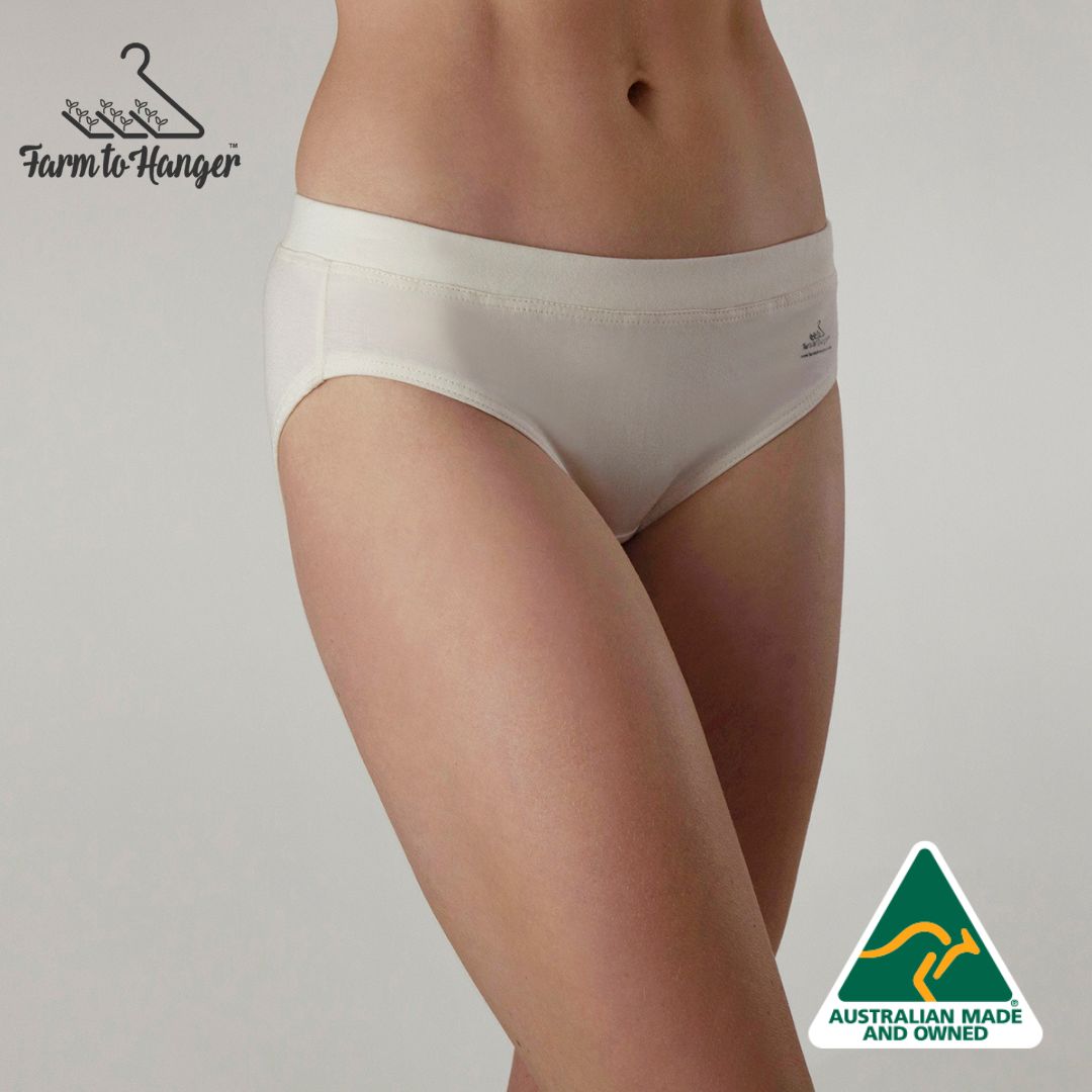 Farm To Hanger - Comfy Bum Knickers - Natural