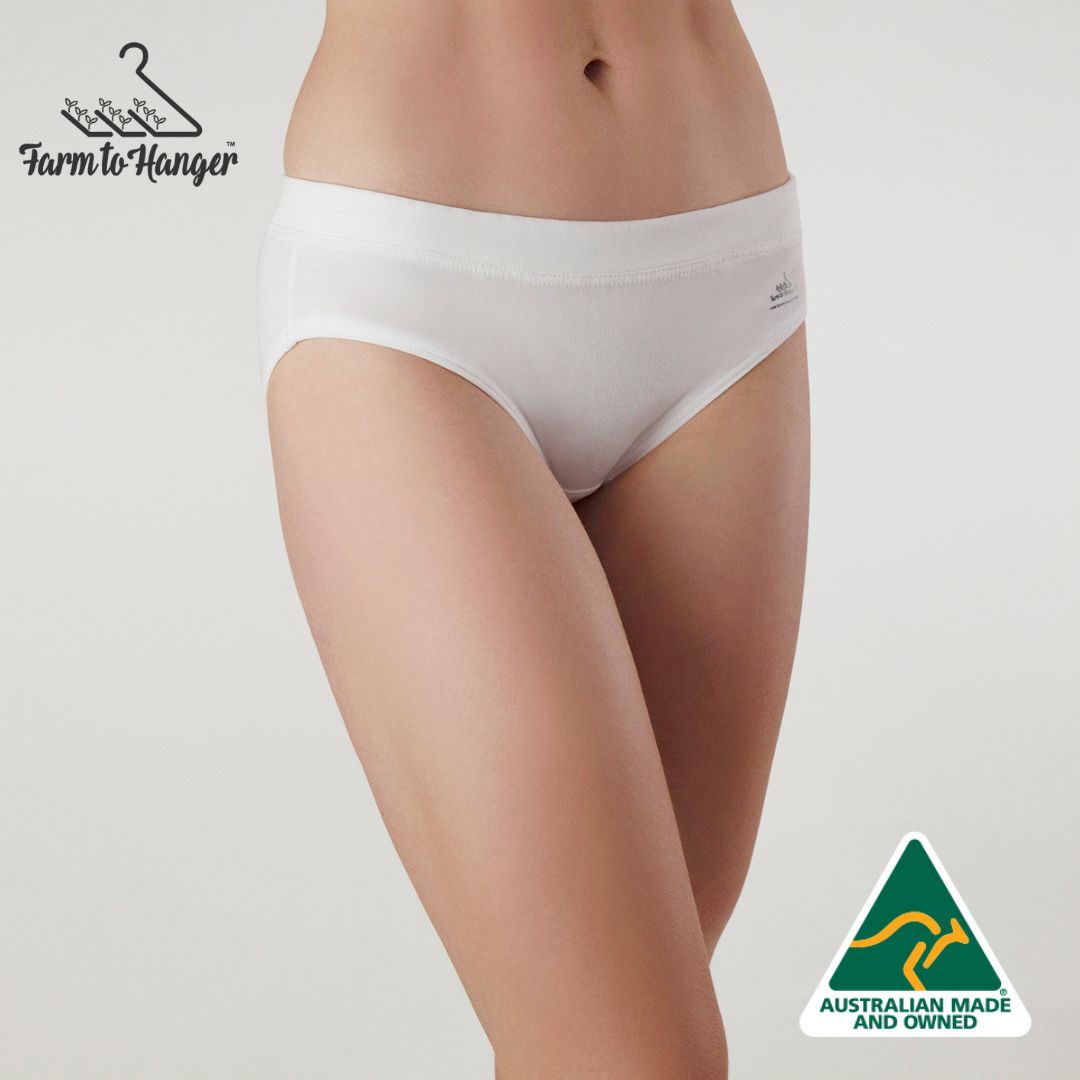 Farm To Hanger - Comfy Bum Knickers - Natural