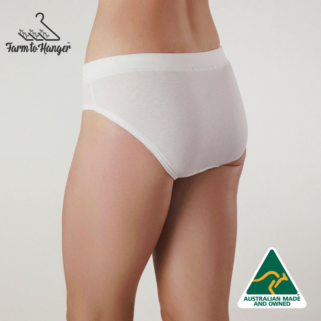 Farm To Hanger - Comfy Bum Knickers - Natural