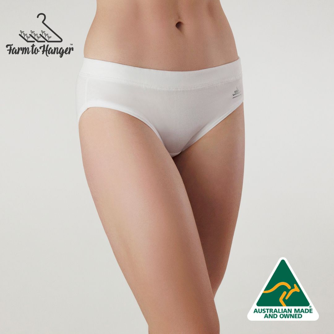 Farm To Hanger - Comfy Bum Knickers - Natural