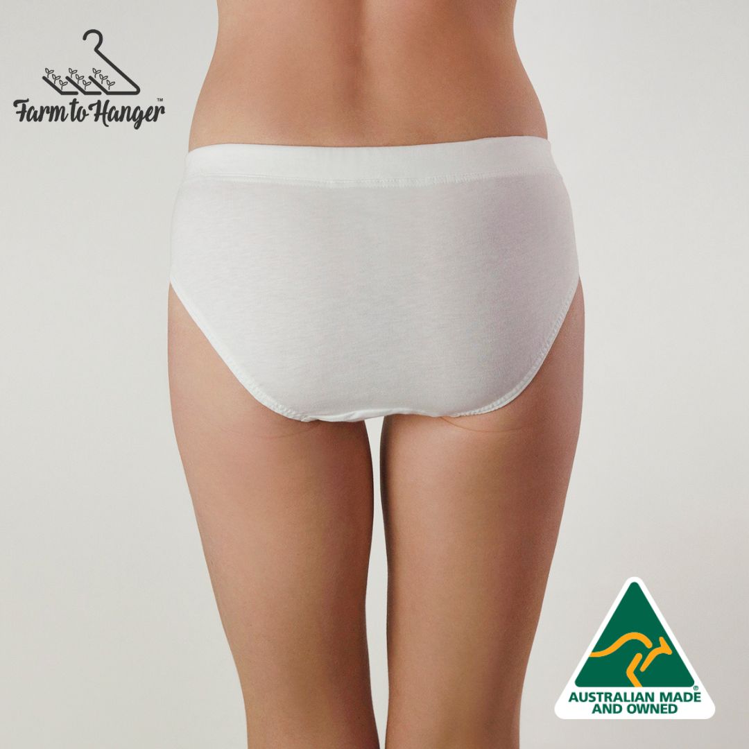 Farm To Hanger - Comfy Bum Knickers - Natural