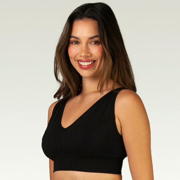 NEXT PRE-ORDER 2025 - Comfy Curves Cotton Bra - Black