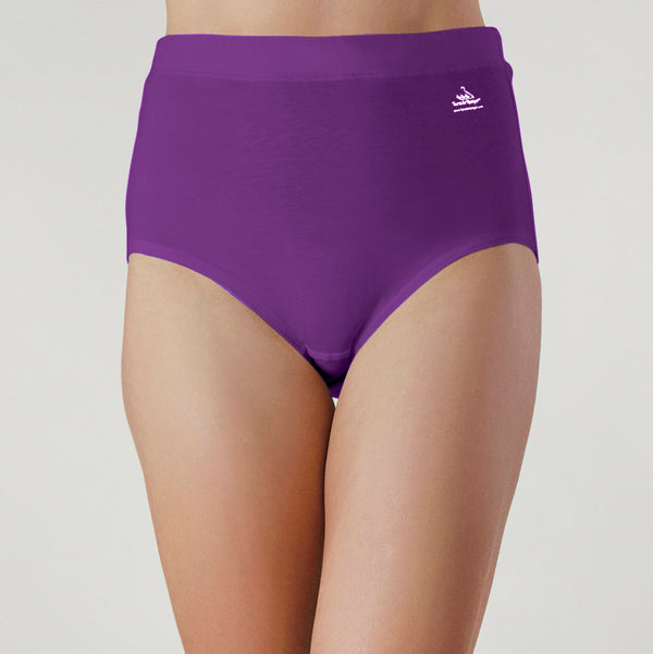 PRE-ORDER 30TH MAY - High Waist Comfy Bum Knickers - Purple