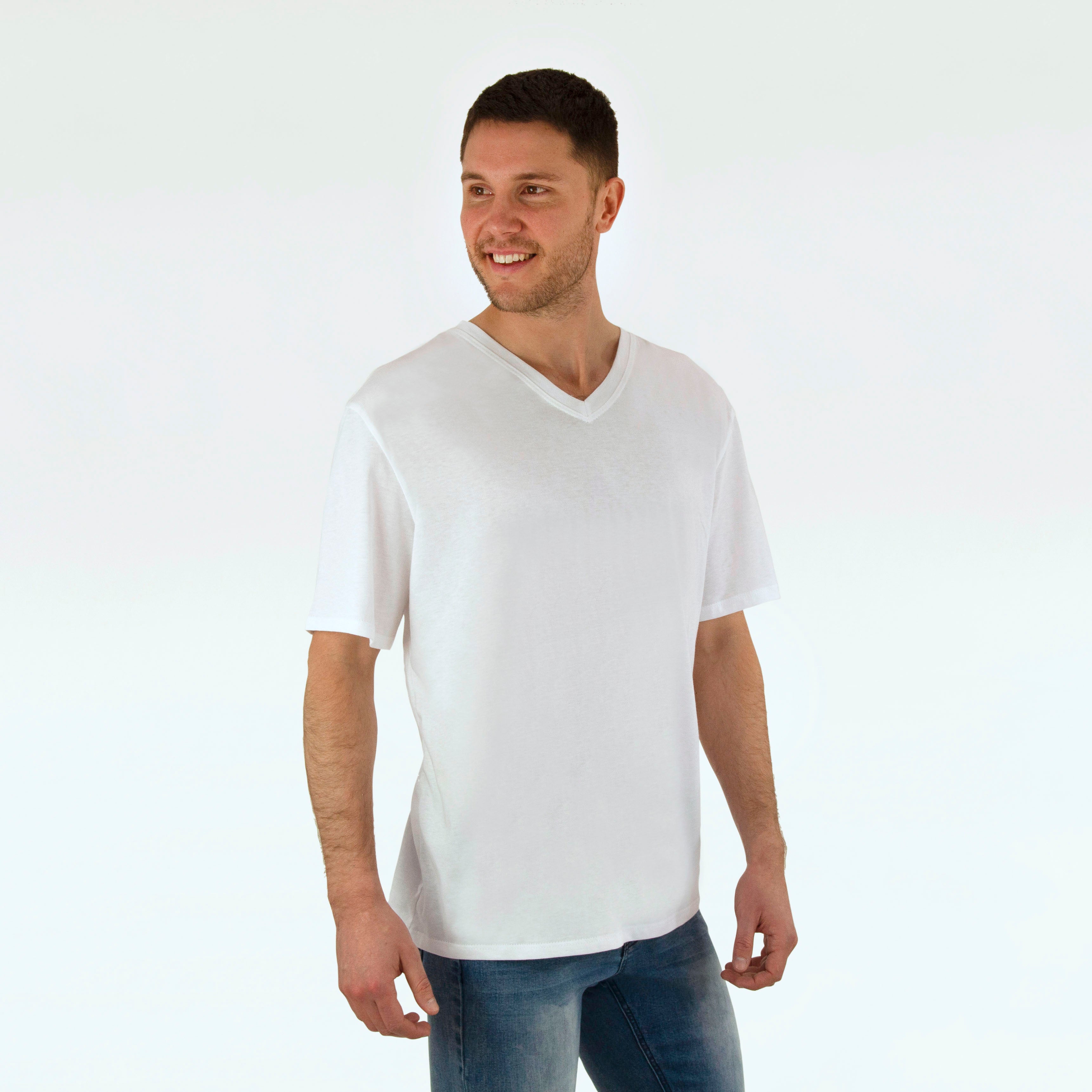 Men's - Classic V - Double Set - White