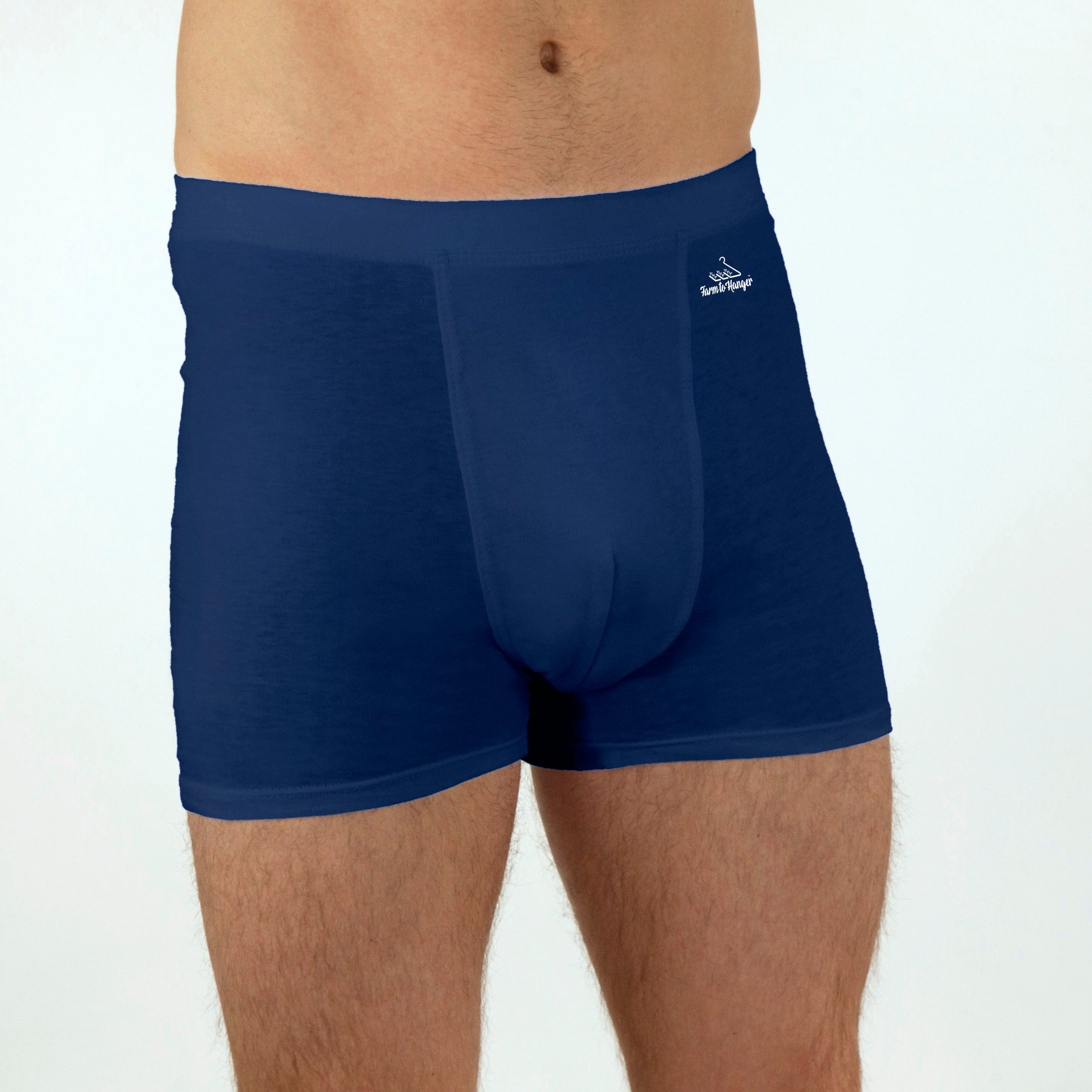 Men's Comfy Trunks, Short Leg - Navy