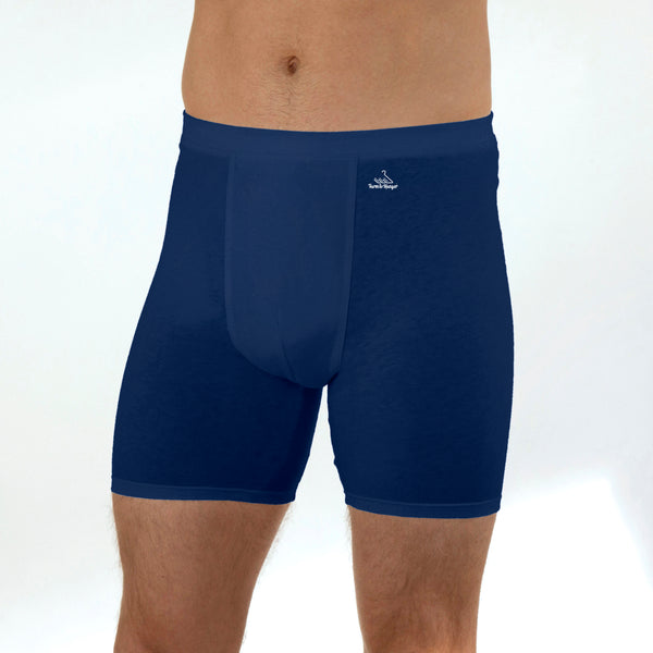 Men's Comfy Trunks, Long Leg - Navy