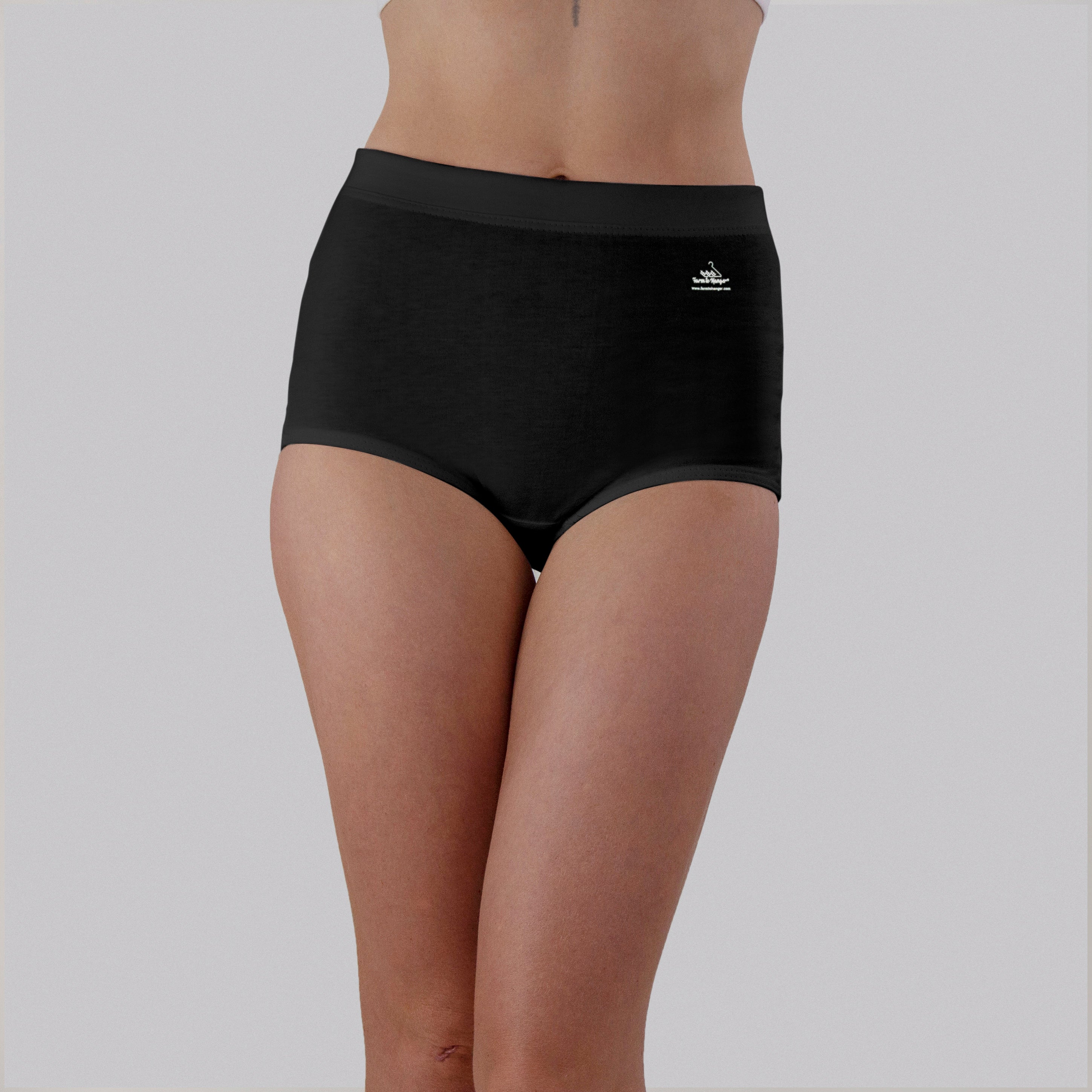 High Waist Low Leg Comfy Bum Knickers - Multi-colour TRIPLE Set