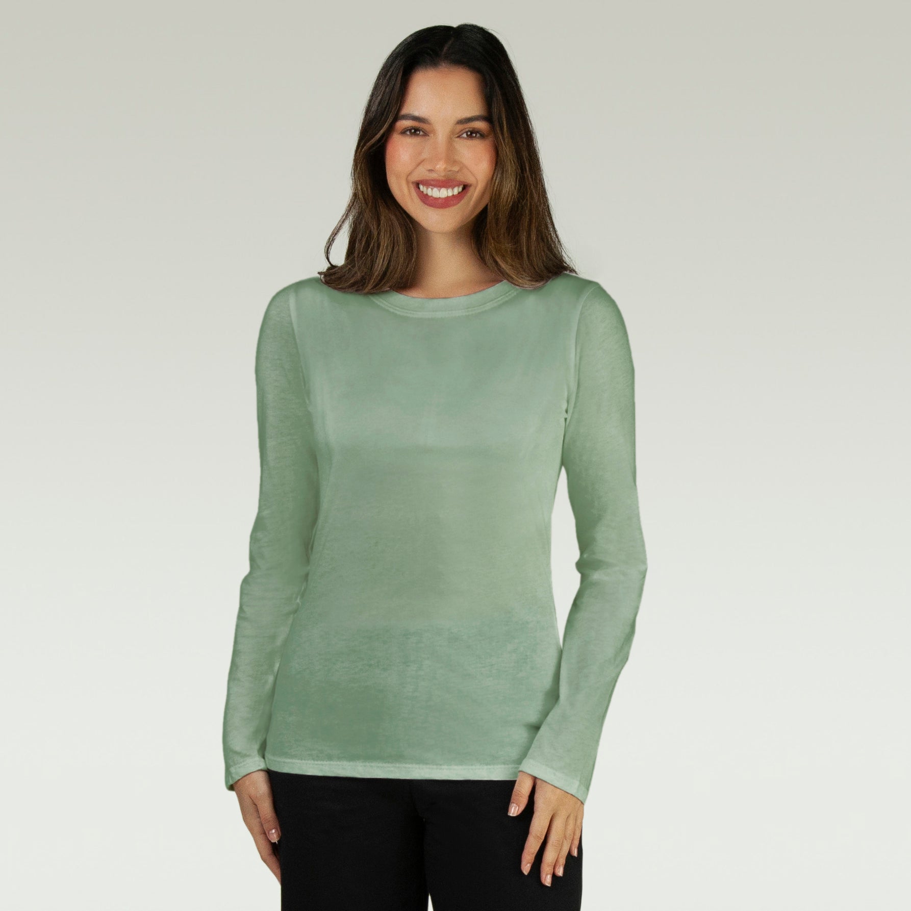 Long Sleeve Humble Tee - Mint
