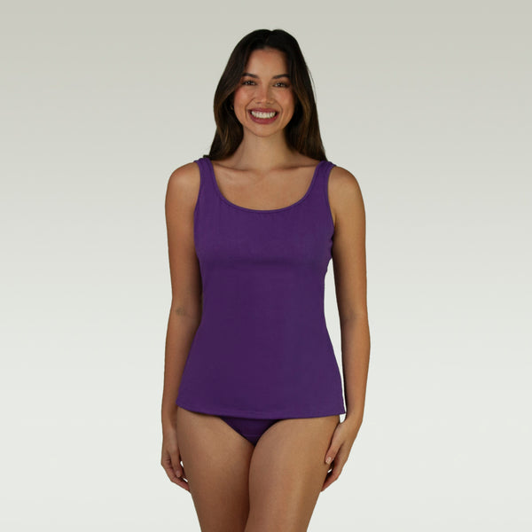 PRE-ORDER 30TH MAY - Comfy Cami Singlet - Purple