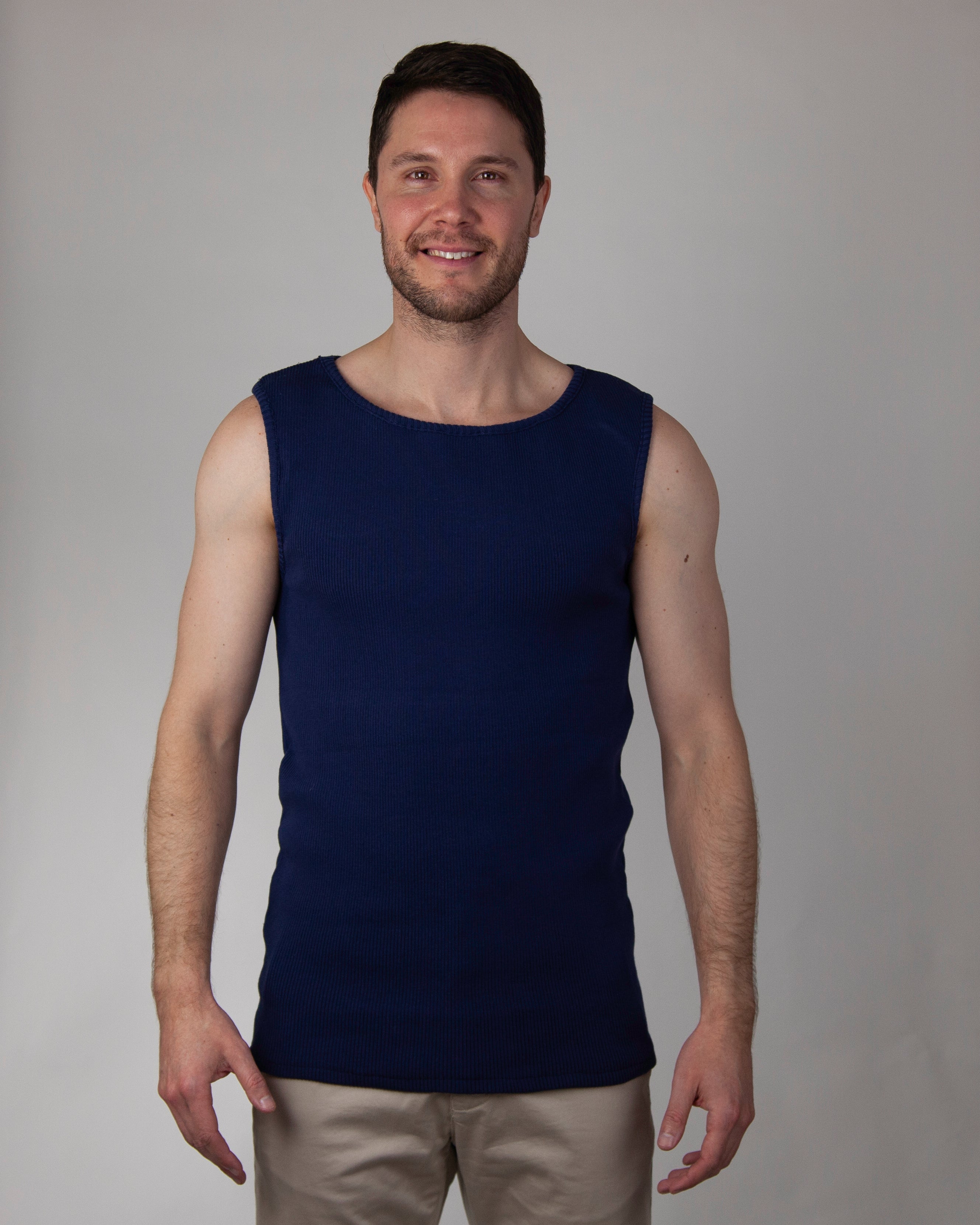 Men's - Comfy Singlet - Navy