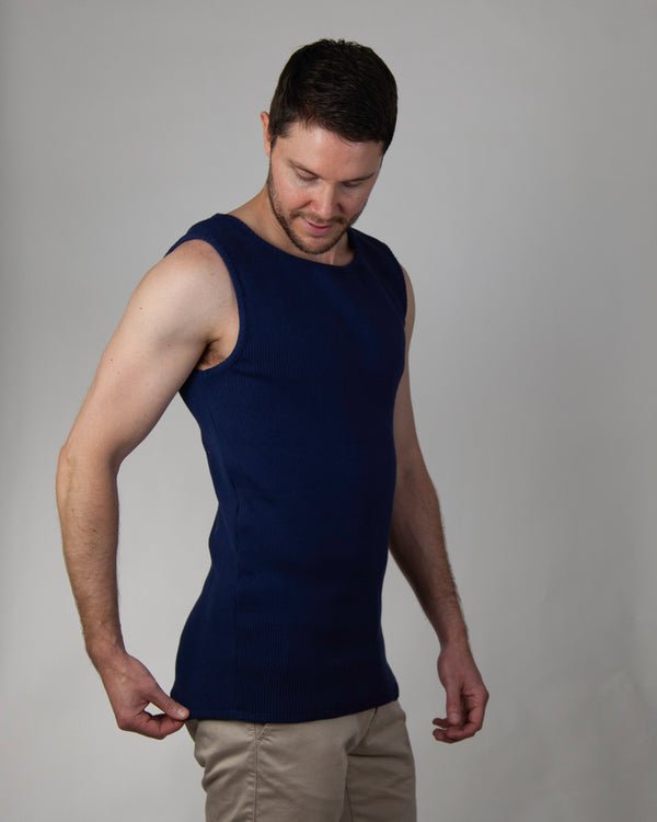 Men's - Comfy Singlet - Navy