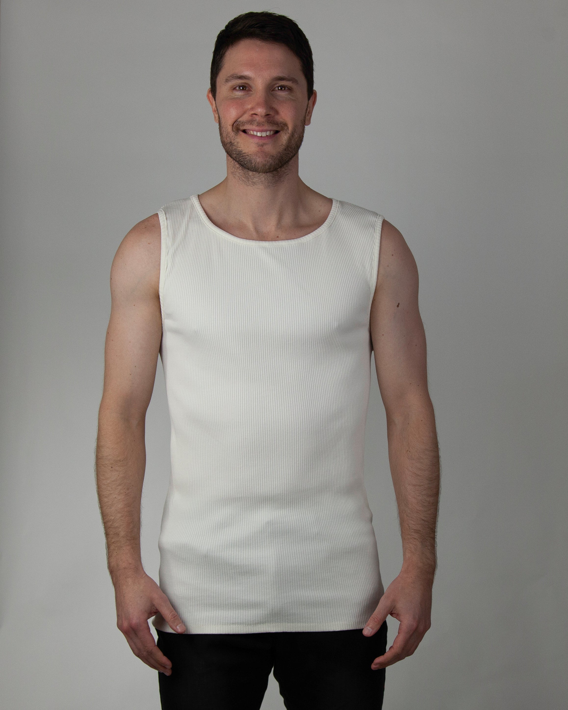 Men's - Comfy Singlet - Natural
