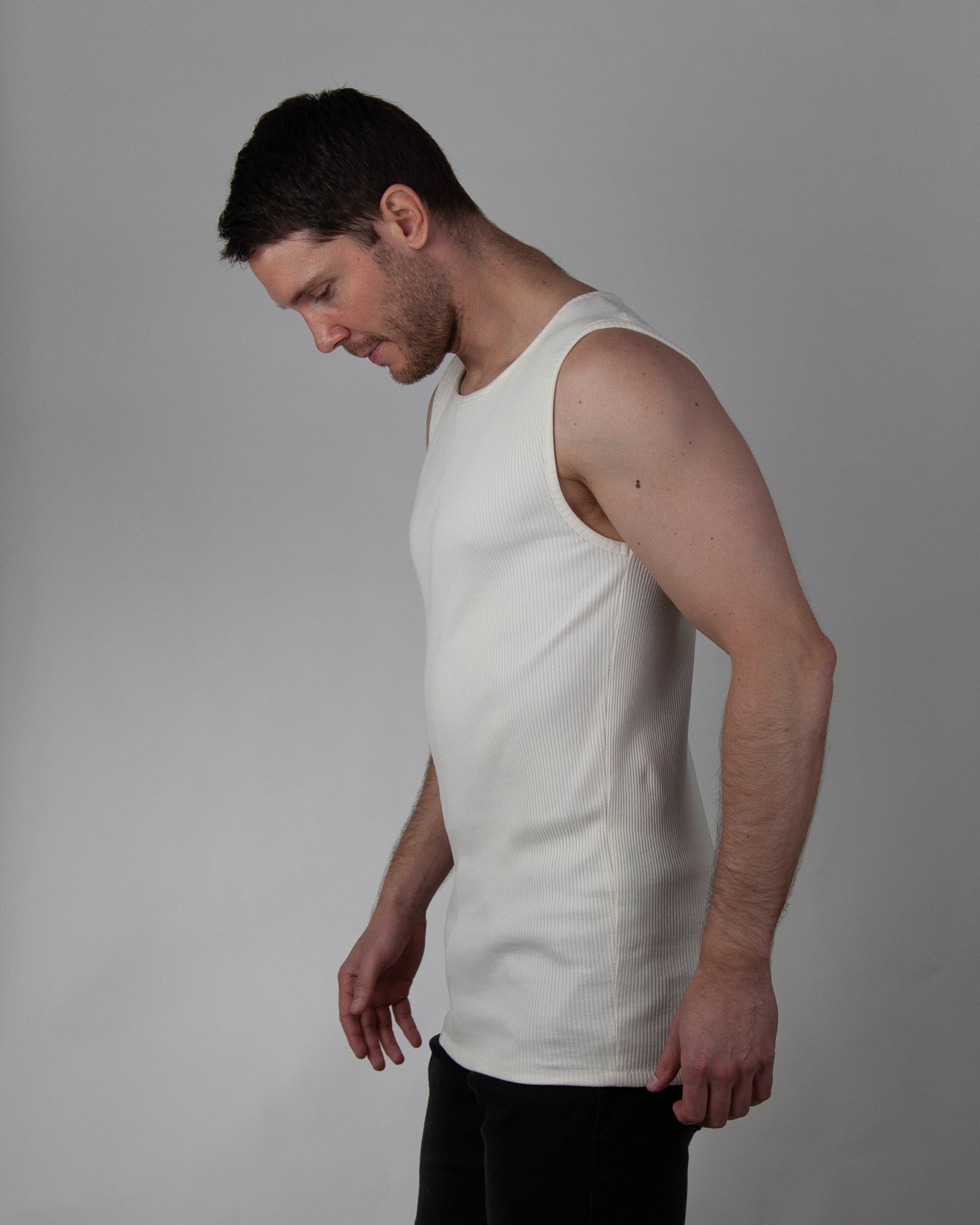 Men's - Comfy Singlet - Natural