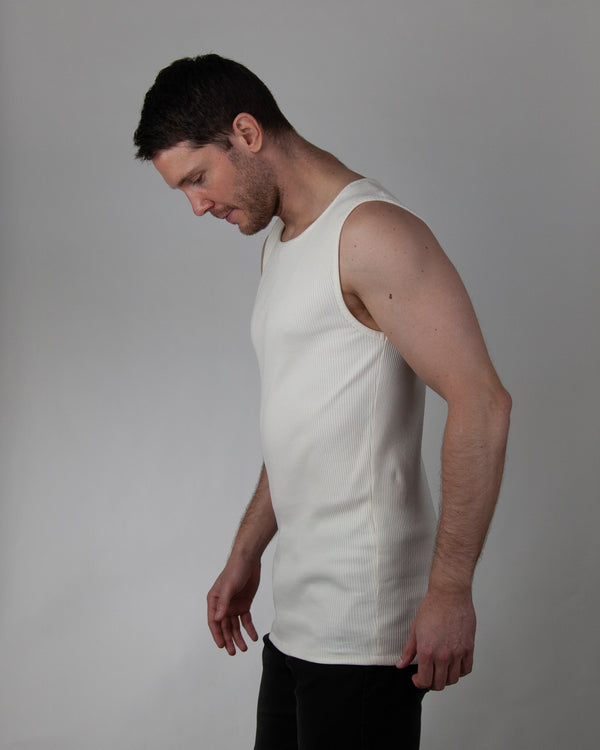 Men's - Comfy Singlet - Natural