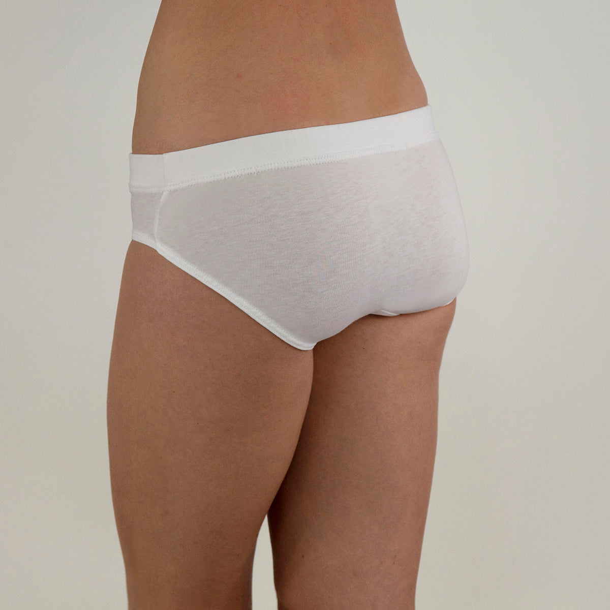 Happy Hipster Comfy Bum Knickers - White