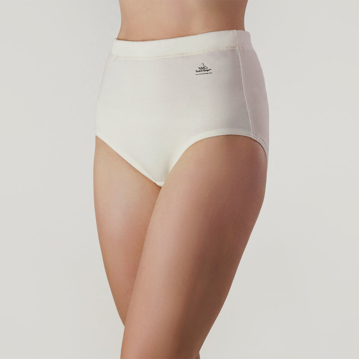 High Waist Comfy Bum Knickers - Natural