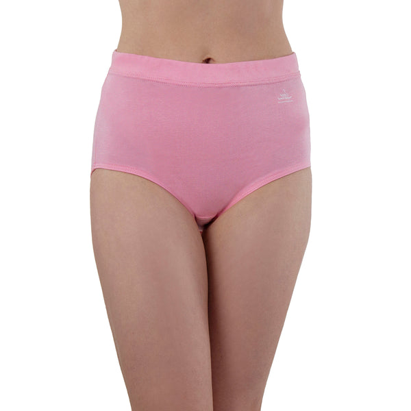 Limited Collection - High Waist Comfy Bum Knickers - Pure Pink