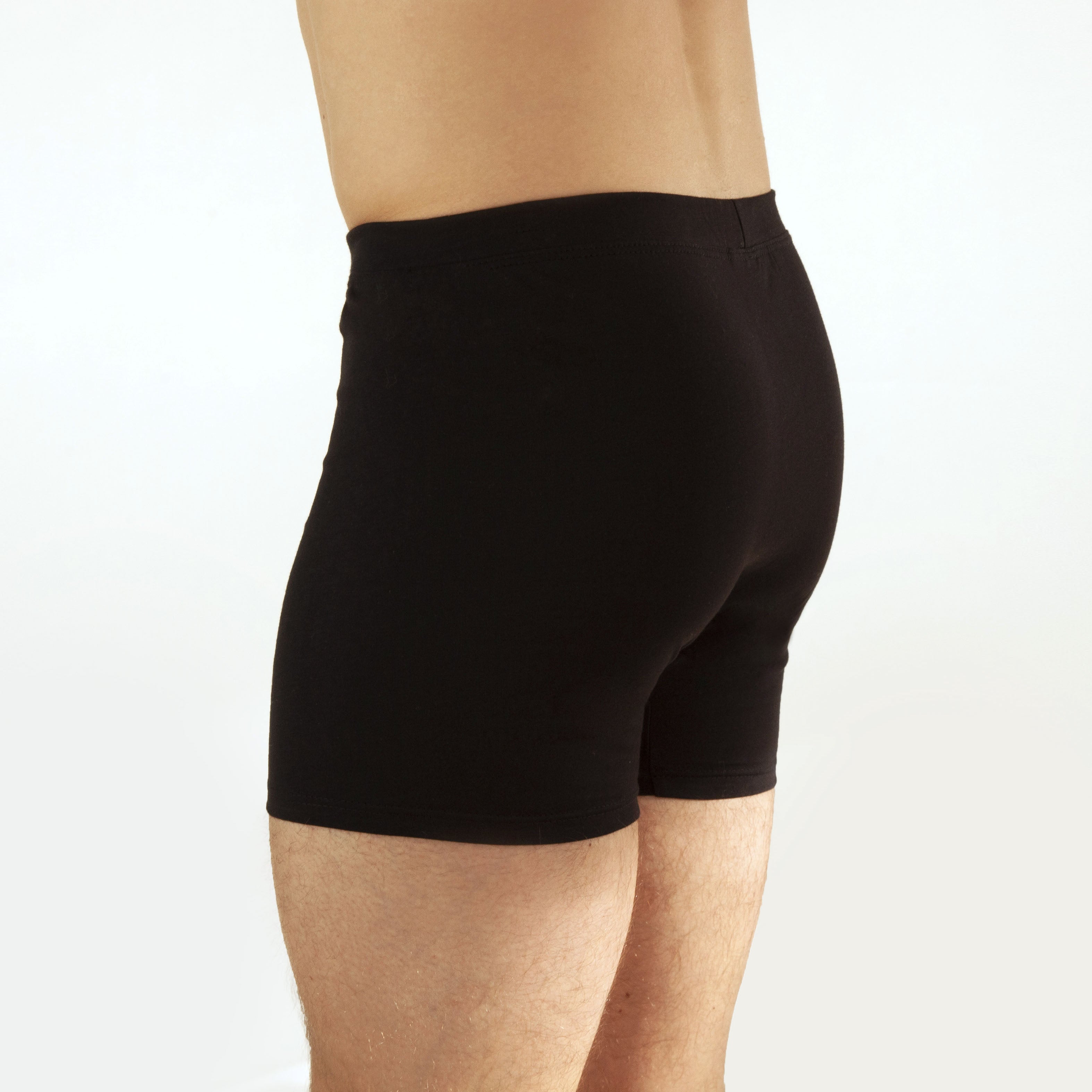 Men's Comfy Trunks, Short Leg - Five Set - Black