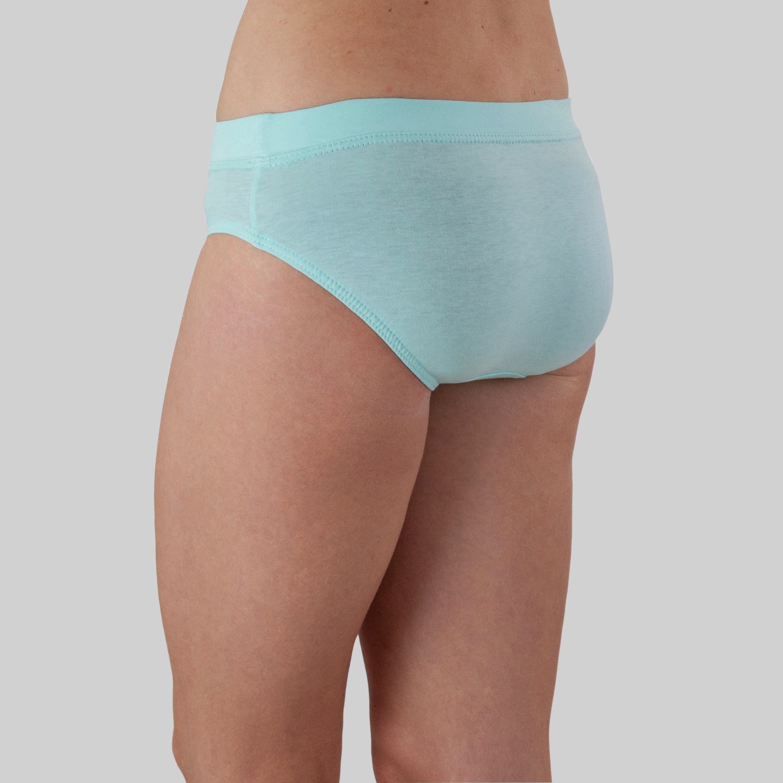 Comfy Bum Knickers - Powder Aqua